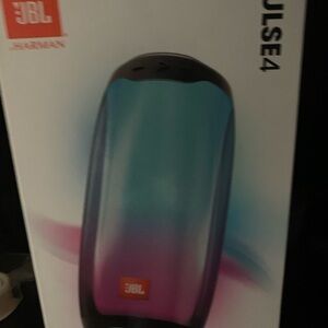 JBL Pulse 4 Bluetooth Speaker - Black and Blue